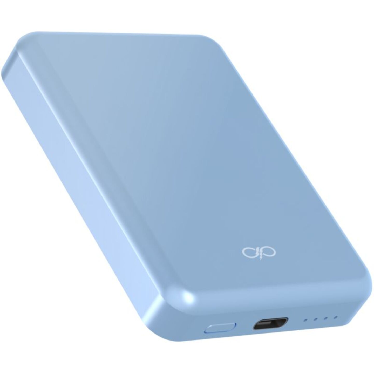 Batterie externe FORCE POWER 5000 mAh USB C 15W Mini magnet bleu