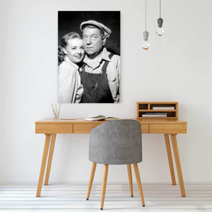 Tableau jeanne moreau et jean gabin  Tableau alu Dibond