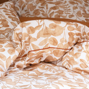 Housse de couette en percale de coton lavé, HERBIER