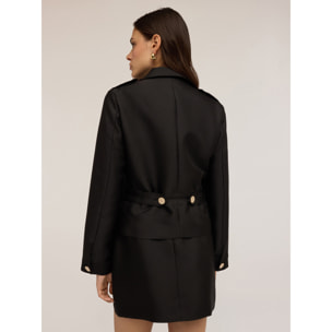 Motivi - Chaqueta de un solo pecho con bolsillos - Negro