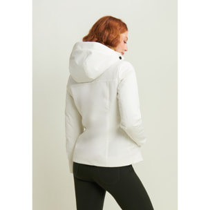 Giacca a vento invernale con cappuccio regolabile