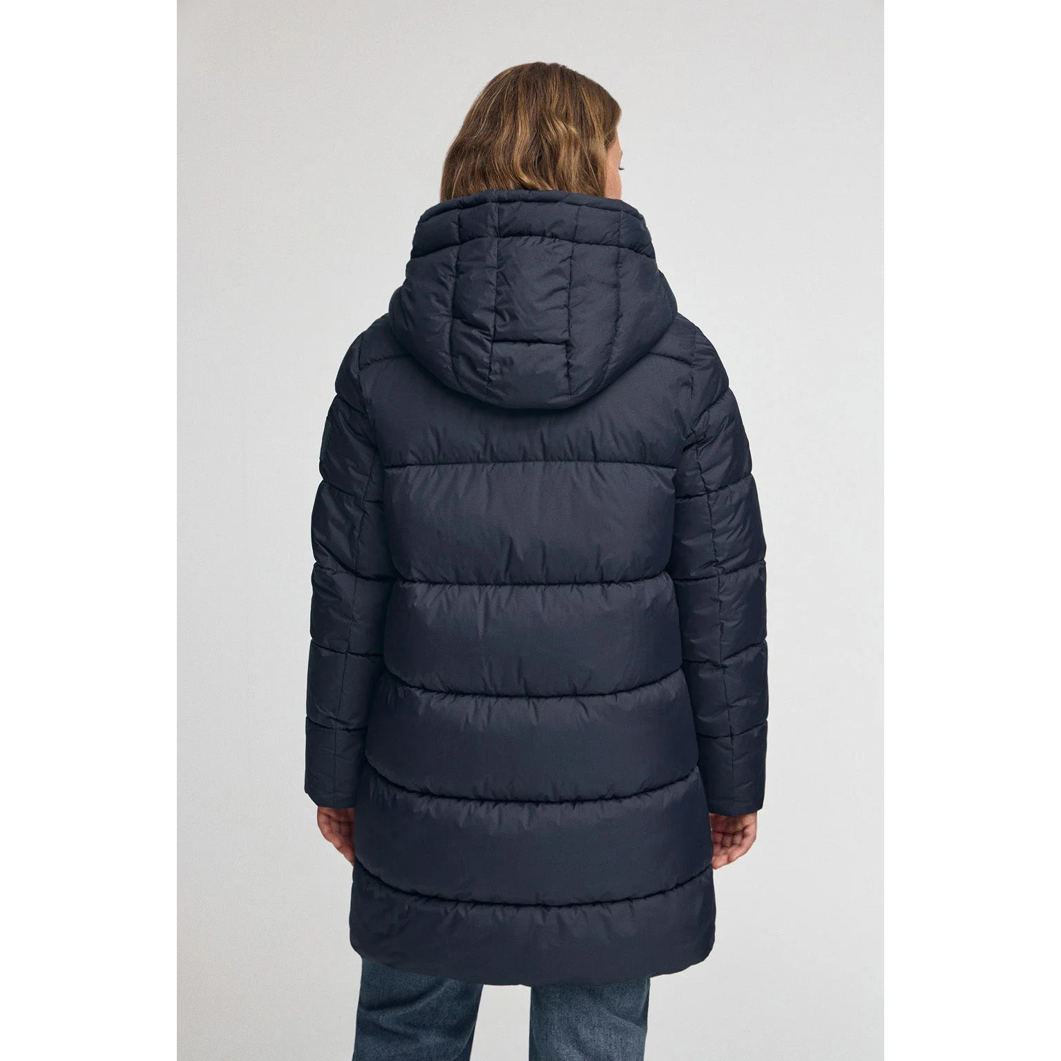 Chaqueta Gaia Reversible azul marino con logo Polo Club