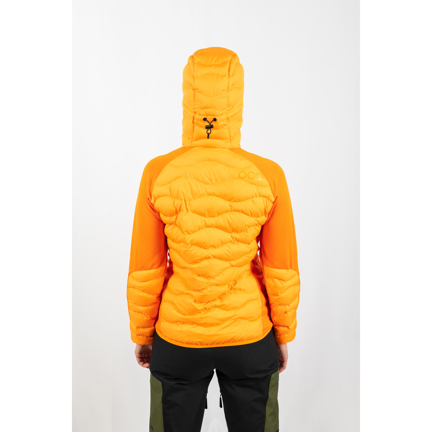 Chaqueta ECOActive Hybrid Insulated Jacket with cap Women dela marca ECOON - Naranja