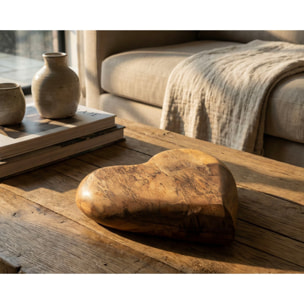 DECORAZIONE HAK IN TEAK RIC. CM16X14X4,5 (PEZZI UNICI - NON RIP. IN SERIE)