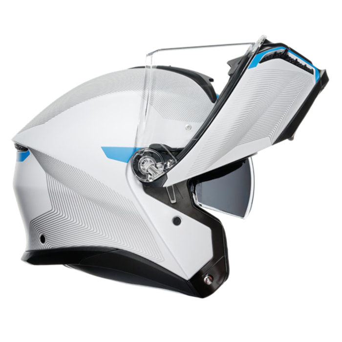 CASCO TOURMODULAR E2206 MULTI MPLK FREQUENCY LIGHT GREY/BLUE  AGV