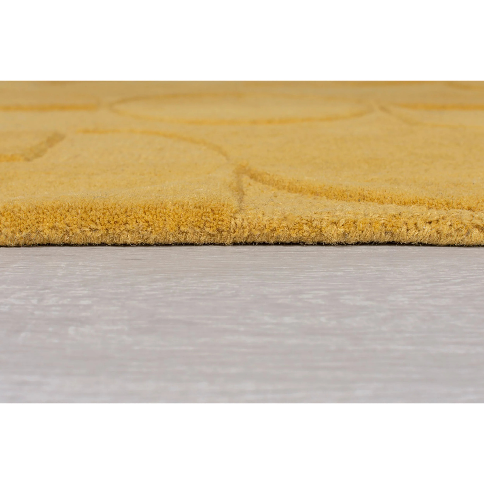 Tapis de couloir en laine GIGI Ochre