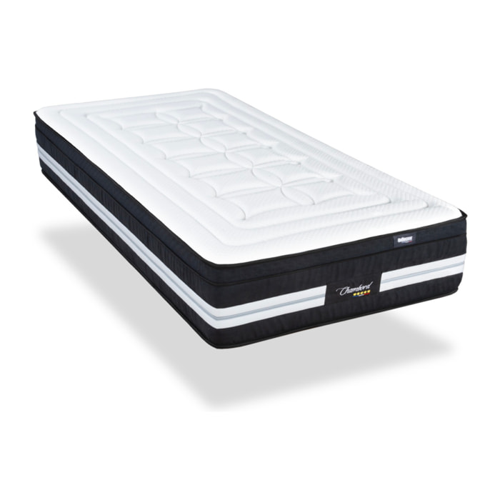 Matelas Chambord, 32 cm, Micro-Ressorts & Mémoire de Forme, Soutien Ferme, Aération Optimale