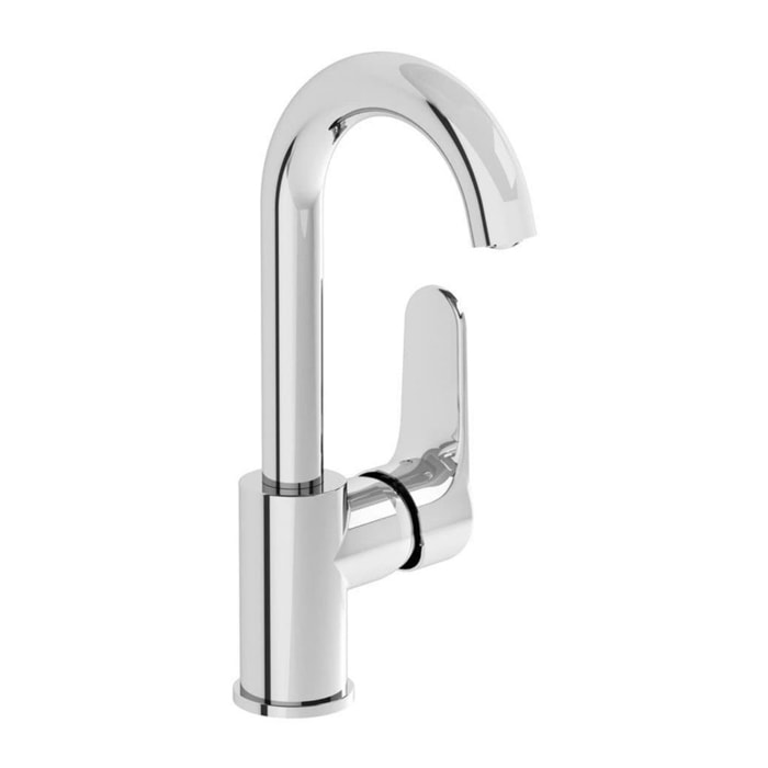 VitrA Root Round BluEco mitigeur d'évier avec bras pivotant chrome A42754BE