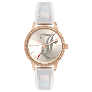 Reloj Juicy Couture JC1292RGSI Mujer Analogico Cuarzo con Correa de Polipiel