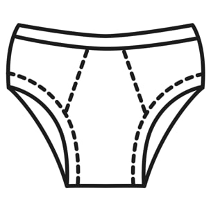 Slip Basico Bambú Blanco Talla 8