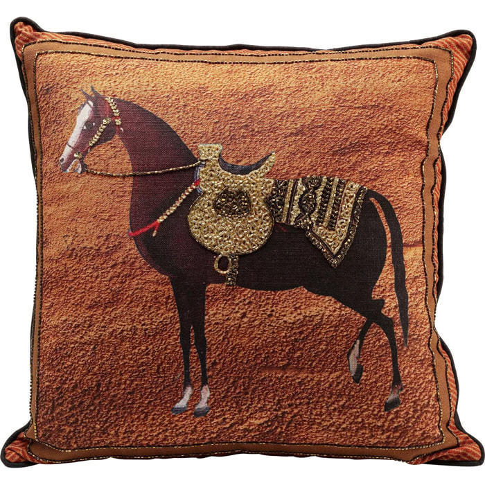 Coussin orange cheval Kare Design