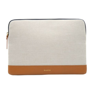 Housse CASYX Pour PC ou Macbook 15'' Gris/Beige