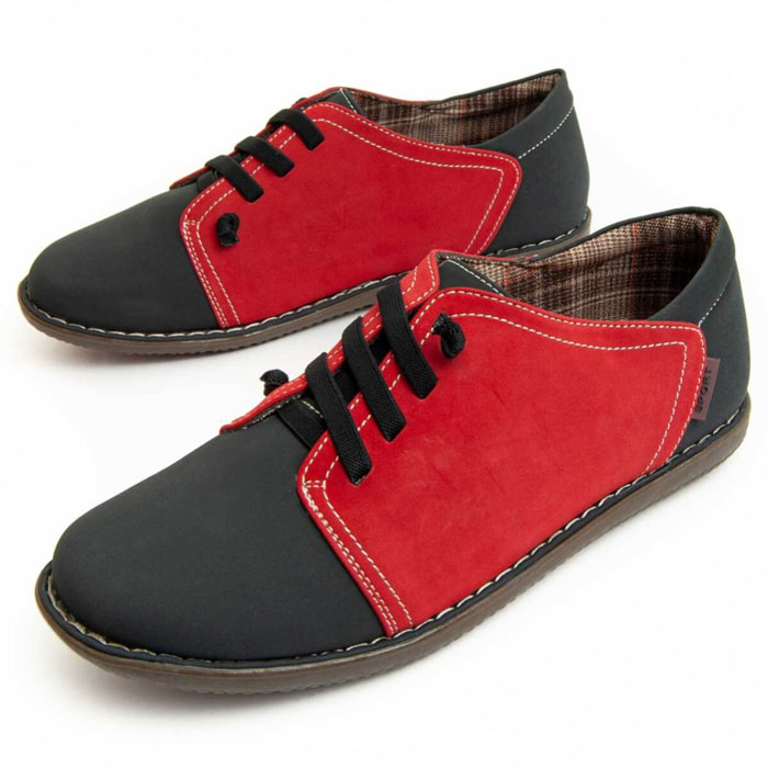 Zapato Oxford - Rojo