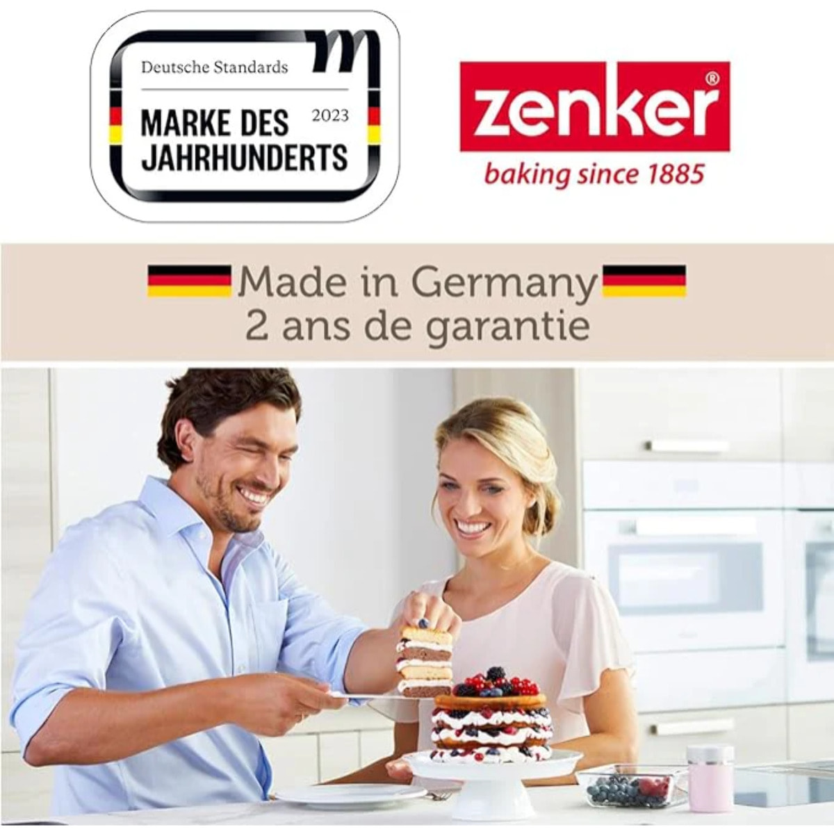 Moule en silicone pour 12 barres de muesli Zenker Sweet Sensation