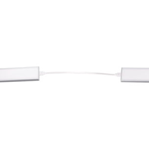 Forlight Sistema Lineal LED 300mm Aluminio Opal - Iluminación Eficiente y Moderna para el Hogar, Tecnología LED 4000K, Diseño Duradero en Aluminio y Policarbonato
