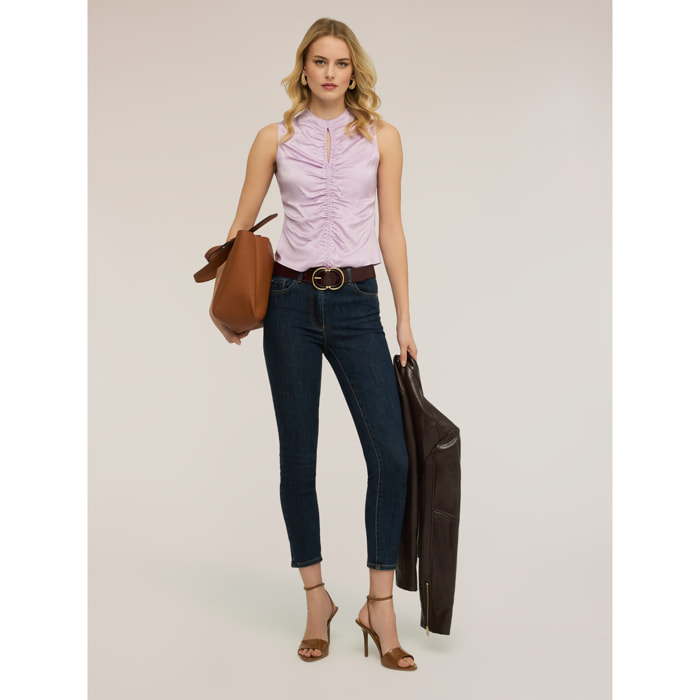 Motivi - Jeans skinny push-up Gisele - Blu