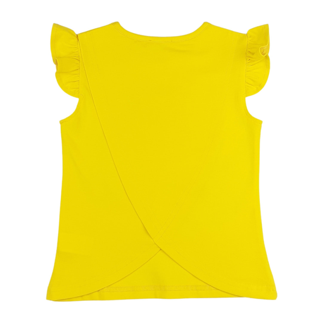 TSHIRT JERSEY GIALLA LIBELLULA