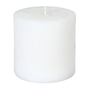 Bougie rustique "Olia" blanc 663g