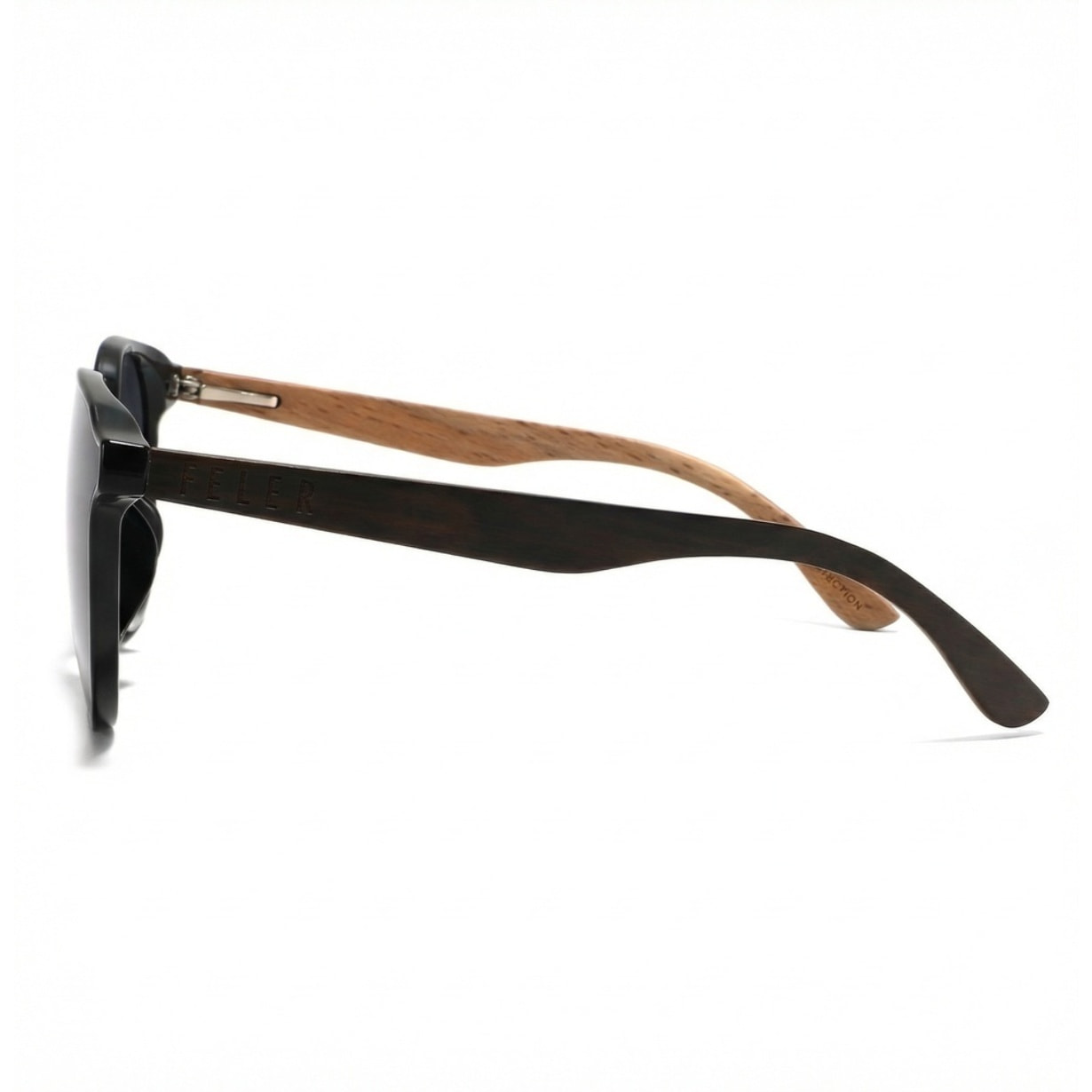 Gafas de Sol Feler 1596-2 Polarizadas de Madera Unisex 52 mm