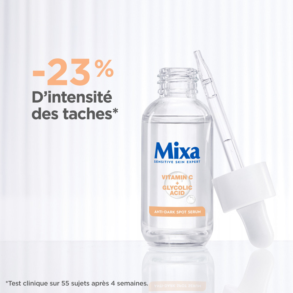 Mixa Lab Sérum Concentré Anti-Taches à la Vitamine C et Acide Glycolique 30ml