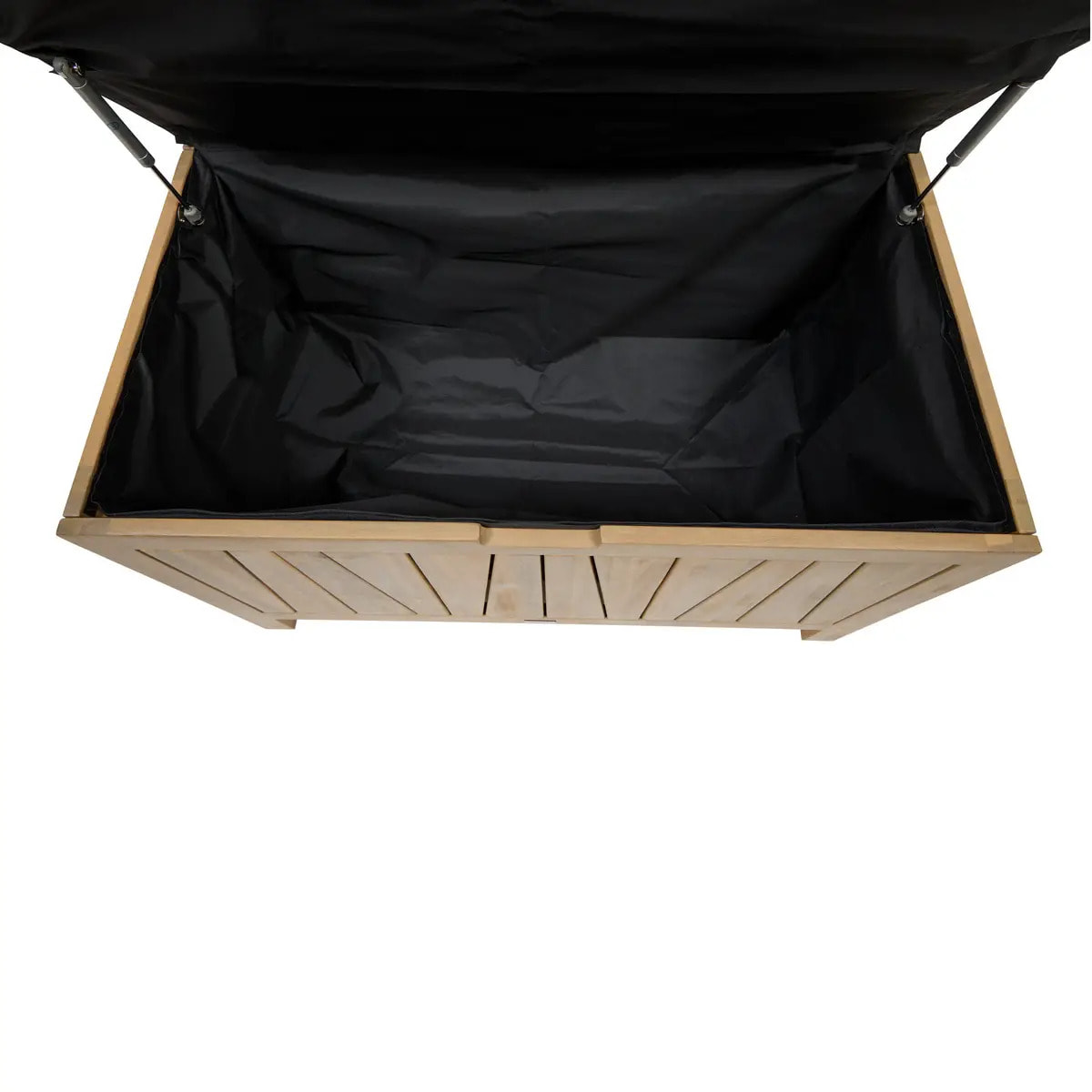 Coffre de rangement 165L Lodgia beige acacia