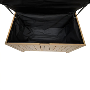 Coffre de rangement 165L Lodgia beige acacia