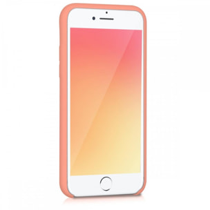 Coque iPhone 7/8/ iPhone SE 2020 Silicone Liquide toucher doux, Anti Chocs Corail