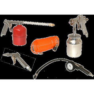 Kit découverte accessoires air LACME pistolet + soufflette + gonfleur - 325000