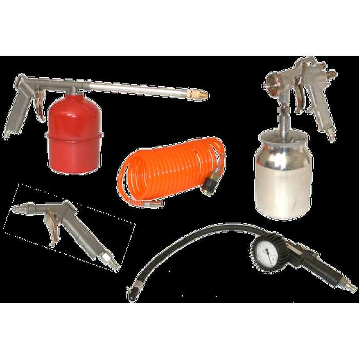 Kit découverte accessoires air LACME pistolet + soufflette + gonfleur - 325000