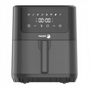Friteuse à air chaud Air fryer 6,5L 1600W Noir Fagor FGR65