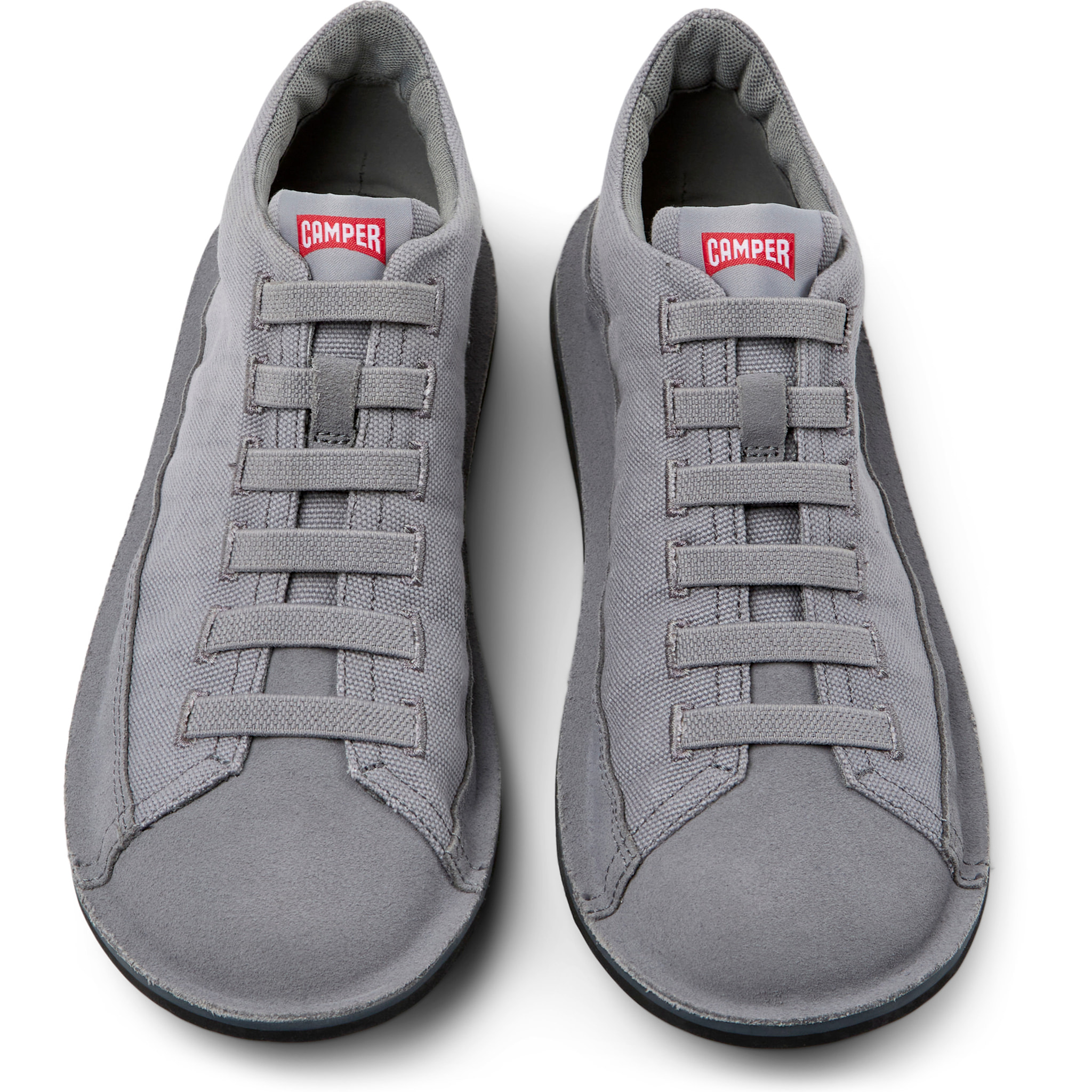 Zapatillas - CAMPER Beetle - Gris - Tejido natural