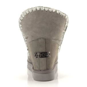 Boots Mou Eskimo Inner Wedge Short New Grey Grigio