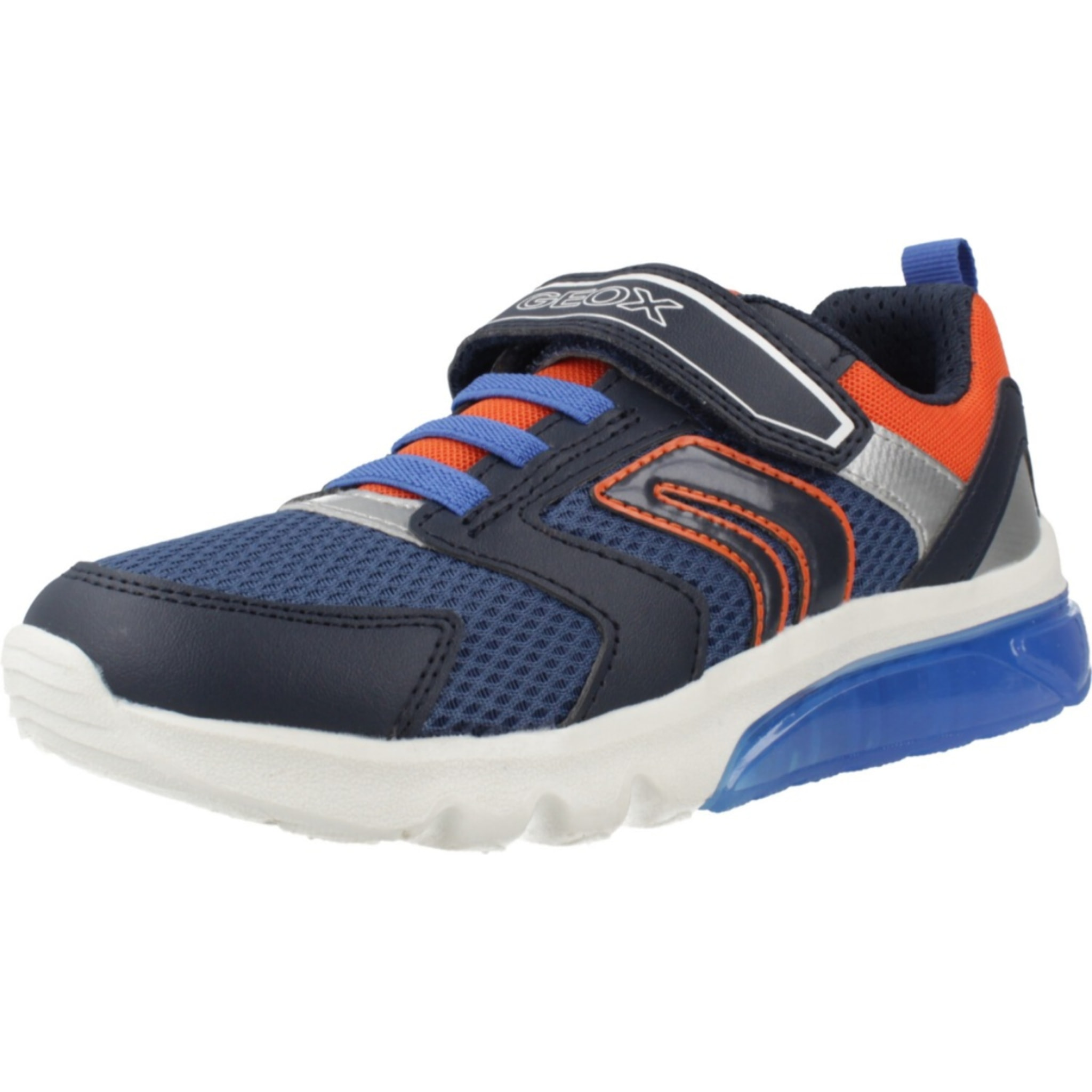 Zapatillas Niño de la marca GEOX  modelo J CIBERDRON BOY AZUL