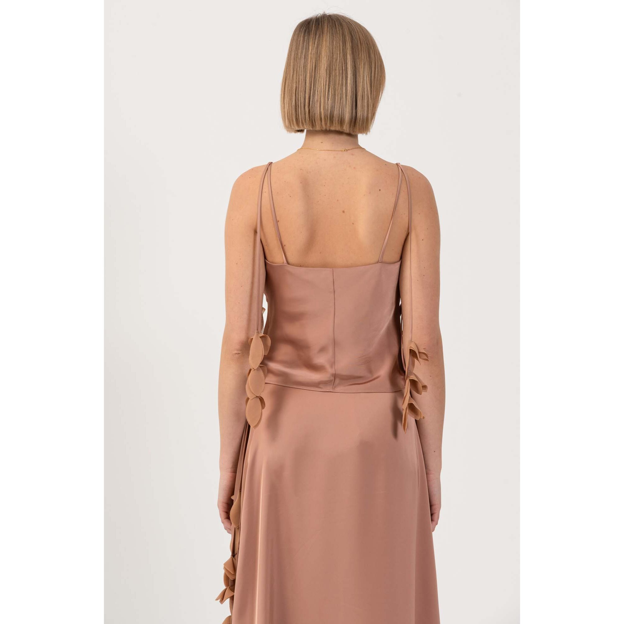 Kocca - Top con spalline e dettagli floreali Donna