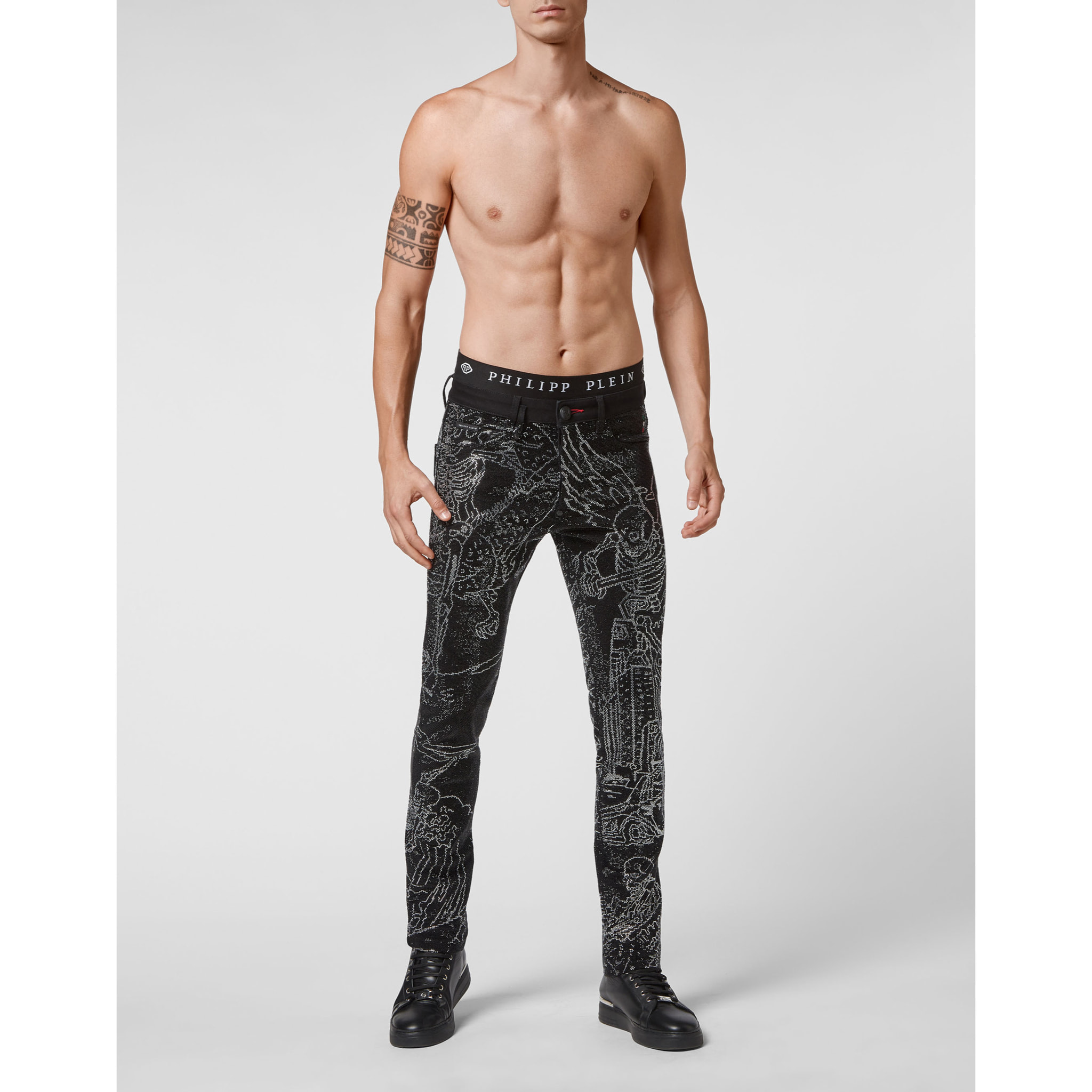 PHILIPP PLEIN Jeans taglio straight TATTOO