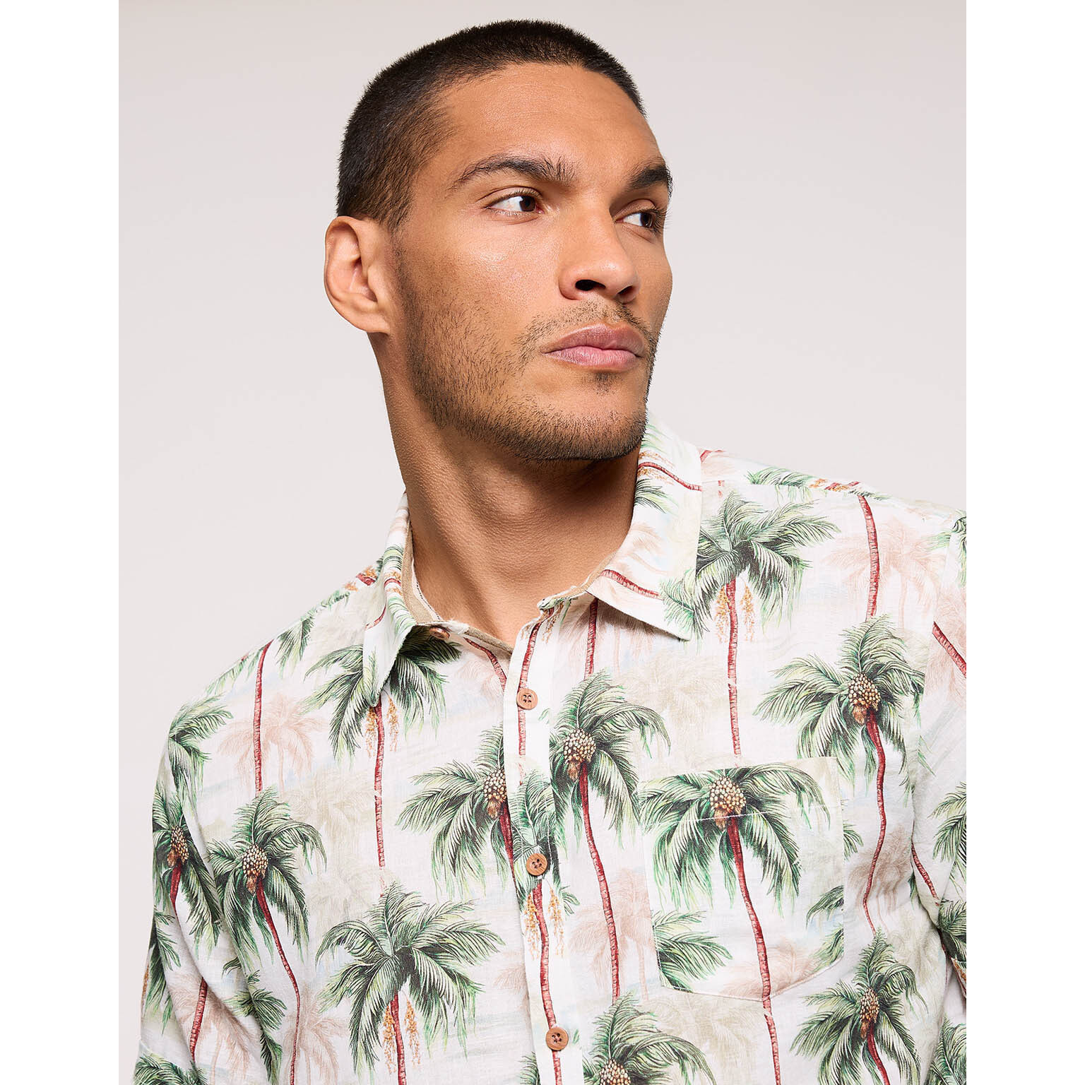 Camisa Manga Corta Blanco - Vegaspalm