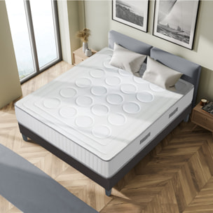 Ensemble Matelas Cristal avec sommier en bois