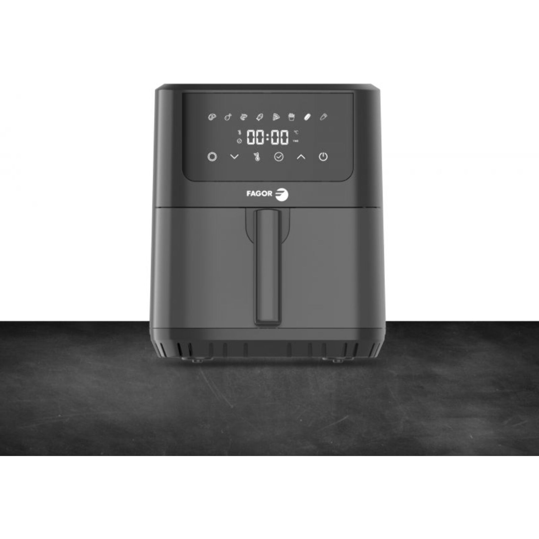 Friteuse à air chaud Air fryer 6,5L 1600W Noir Fagor FGR65