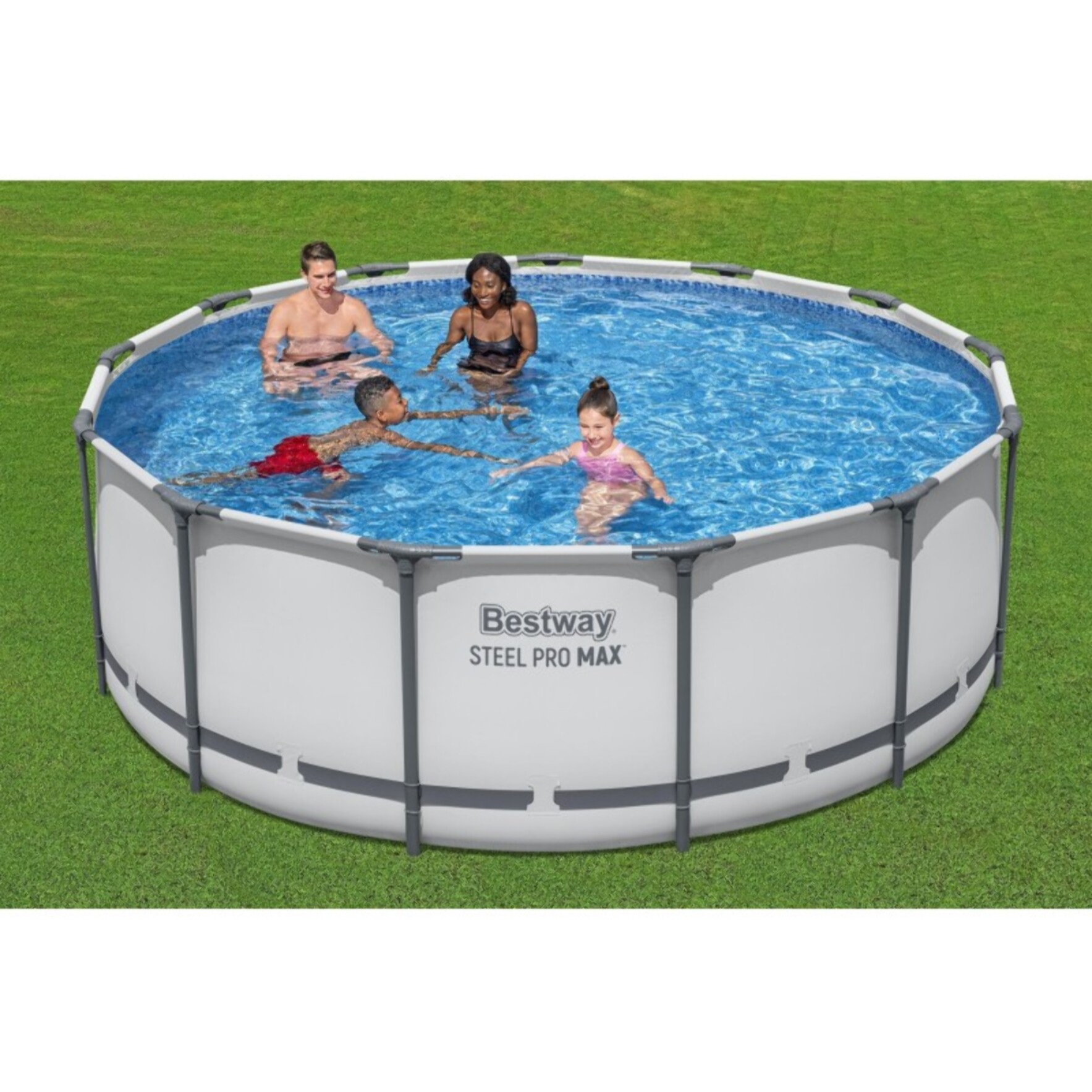 Bestway Piscine hors sol ronde Steel Pro MAX Solo Pool 396 x 122 cm Bestway