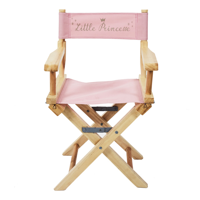 CHAISE DIRECTEUR ENFANT ROSE