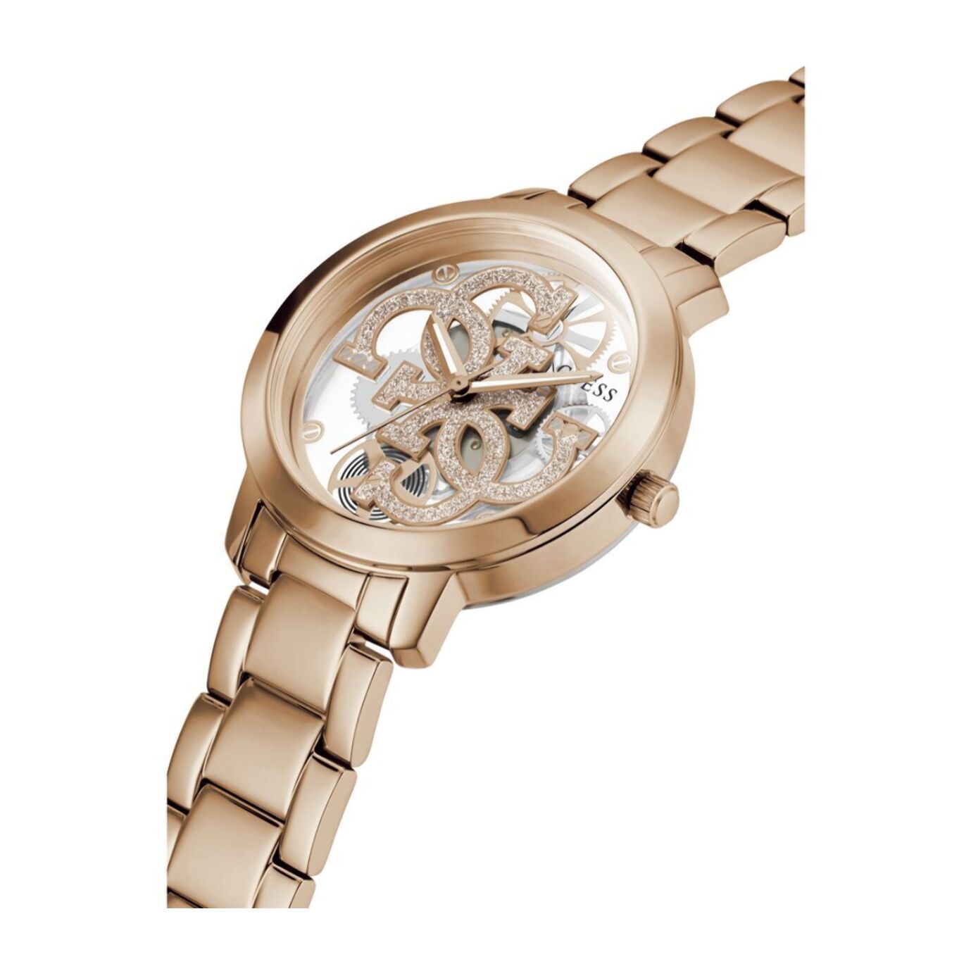 Guess Reloj Analógico De Cuarzo Gt Quattro Clear