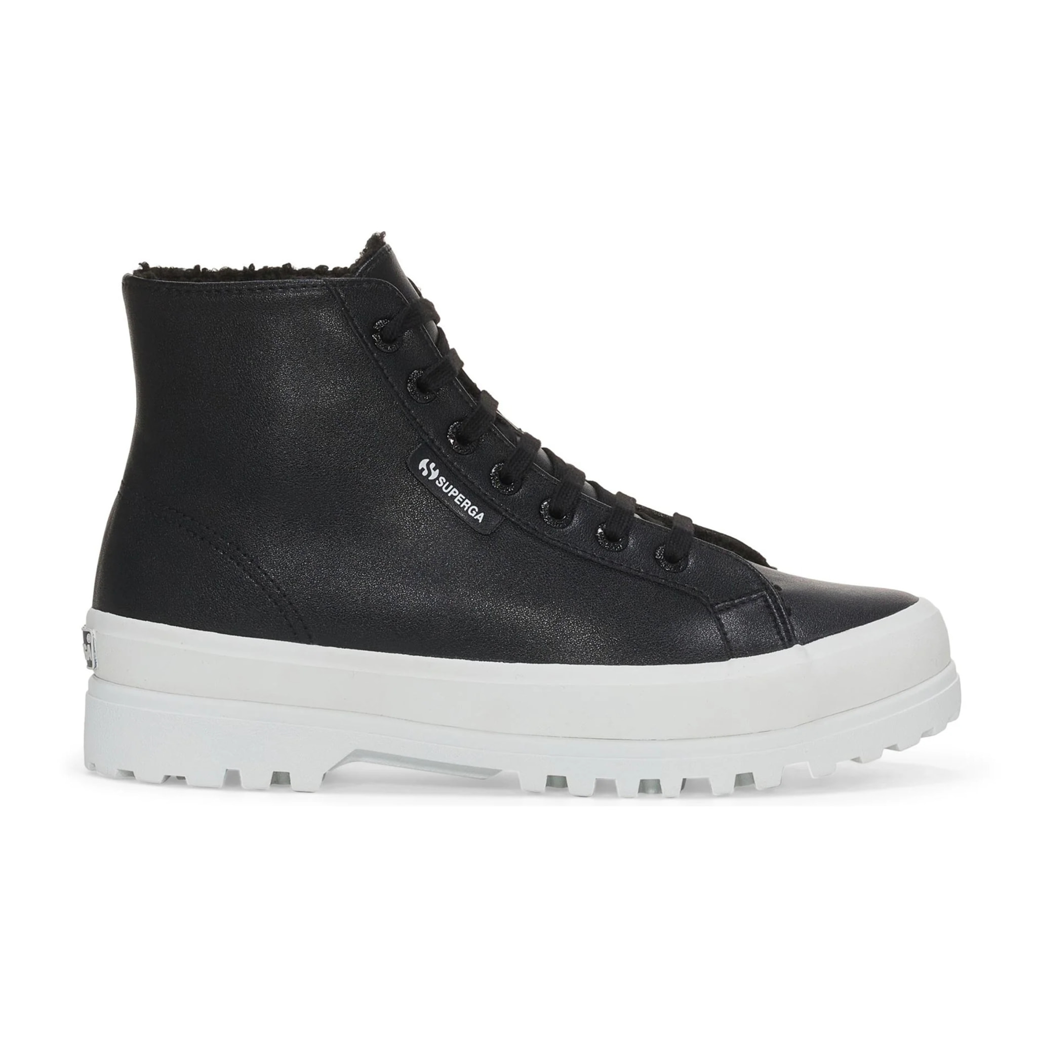 Superga - Botines Mujer Negro - 2341 ALPINA VEGAN MATERIAL
