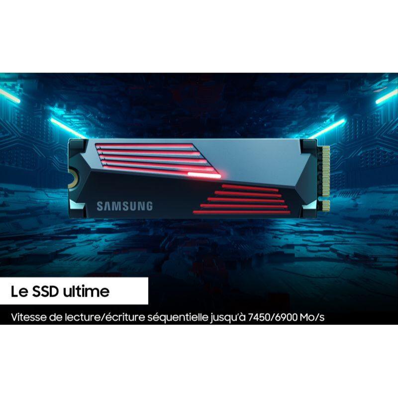 SAMSUNG - 990 PRO - Disque SSD Interne - 1 To - Avec dissipateur