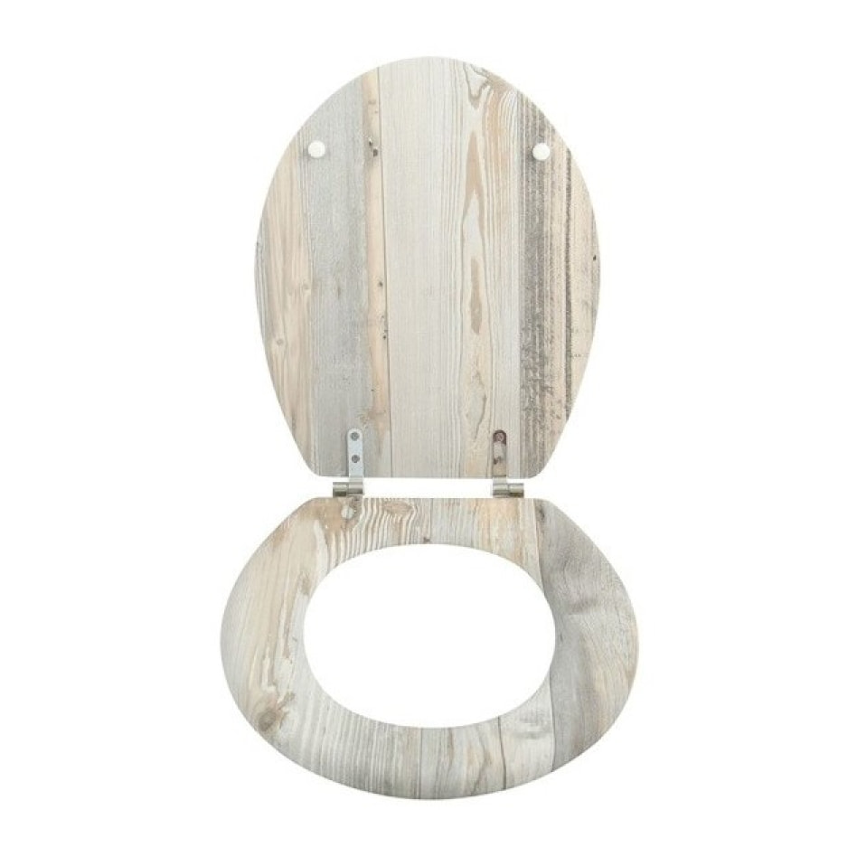 Abattant wc MDF Ombo Beige- Charnières Inox MSV