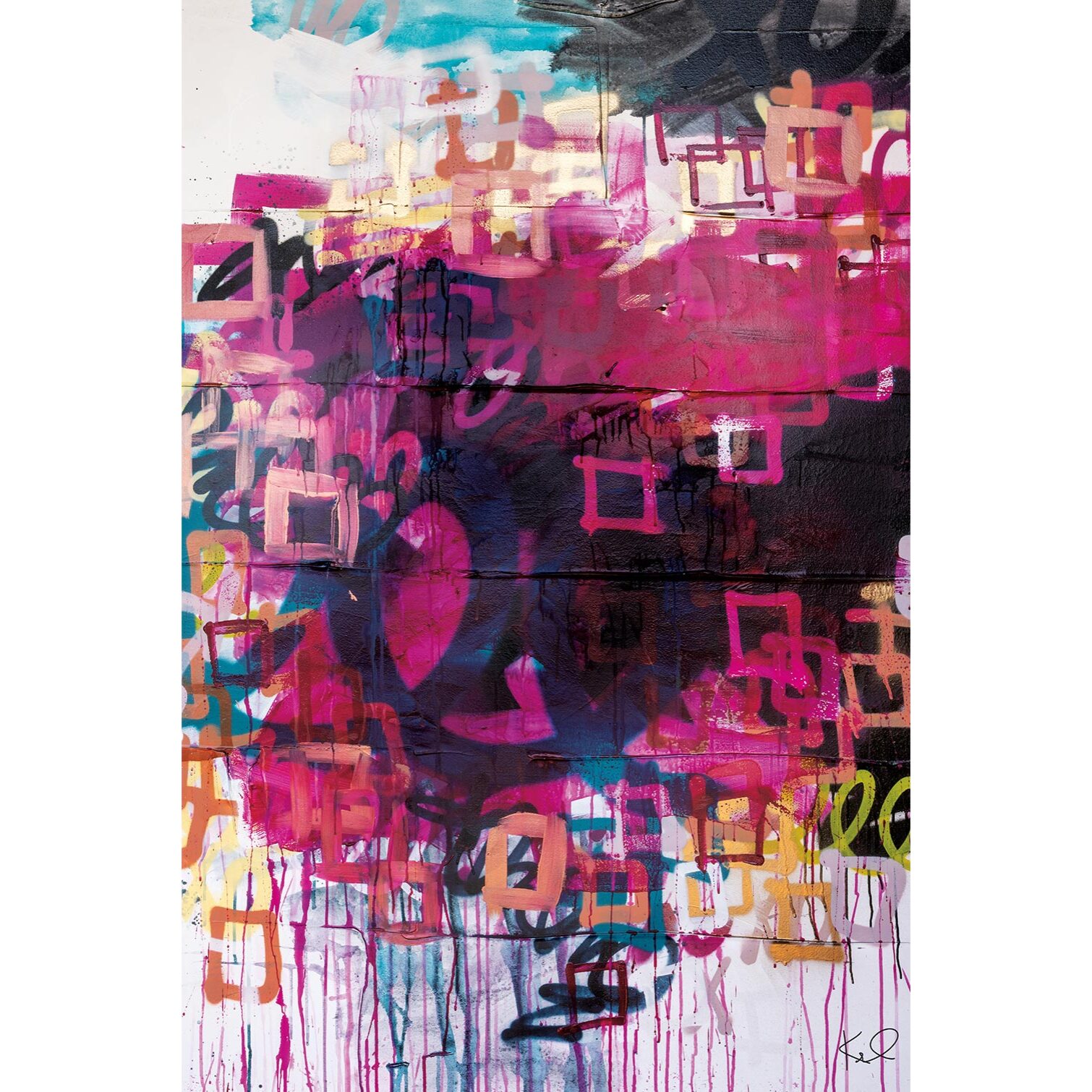 Tableau art cocher toutes les cases  Toile imprimée