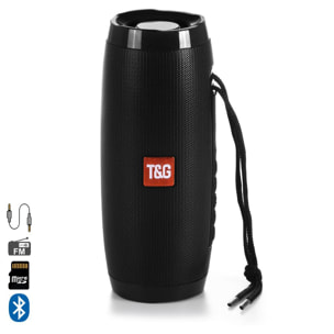 TG-157 Altoparlante portatile Bluetooth 4.2 con luci led dinamiche.