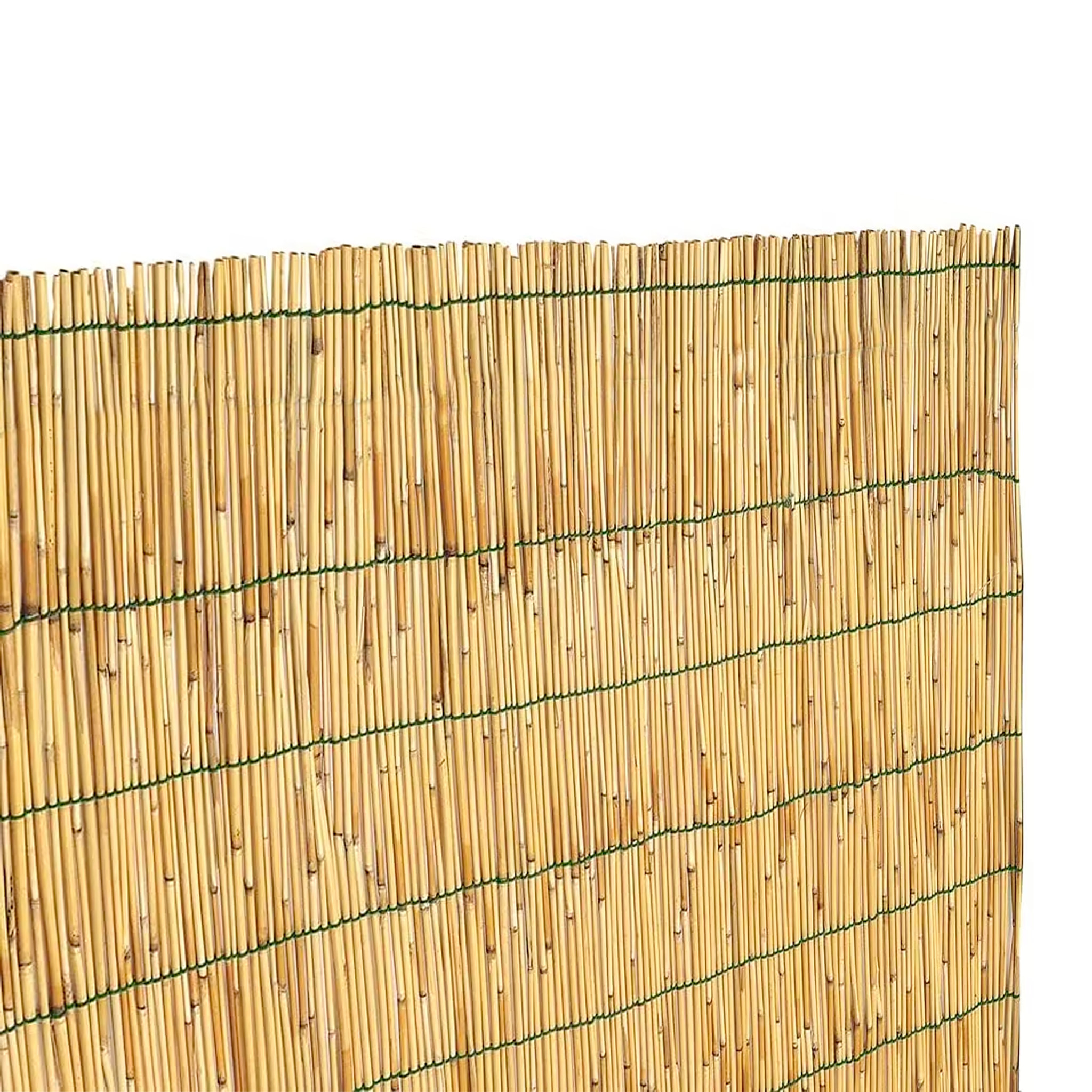 Arella In Canna Cannette In Bamboo Pelato Bambù Naturale Da 5 mm Arelle Canniccio Decorativo Recinzione Stuoia Ombreggiante Frangivista 1 x 5 M