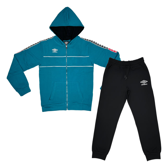 Tuta Ragazzo UMBRO 8 / 16 Anni Cotone Felpato Invernale