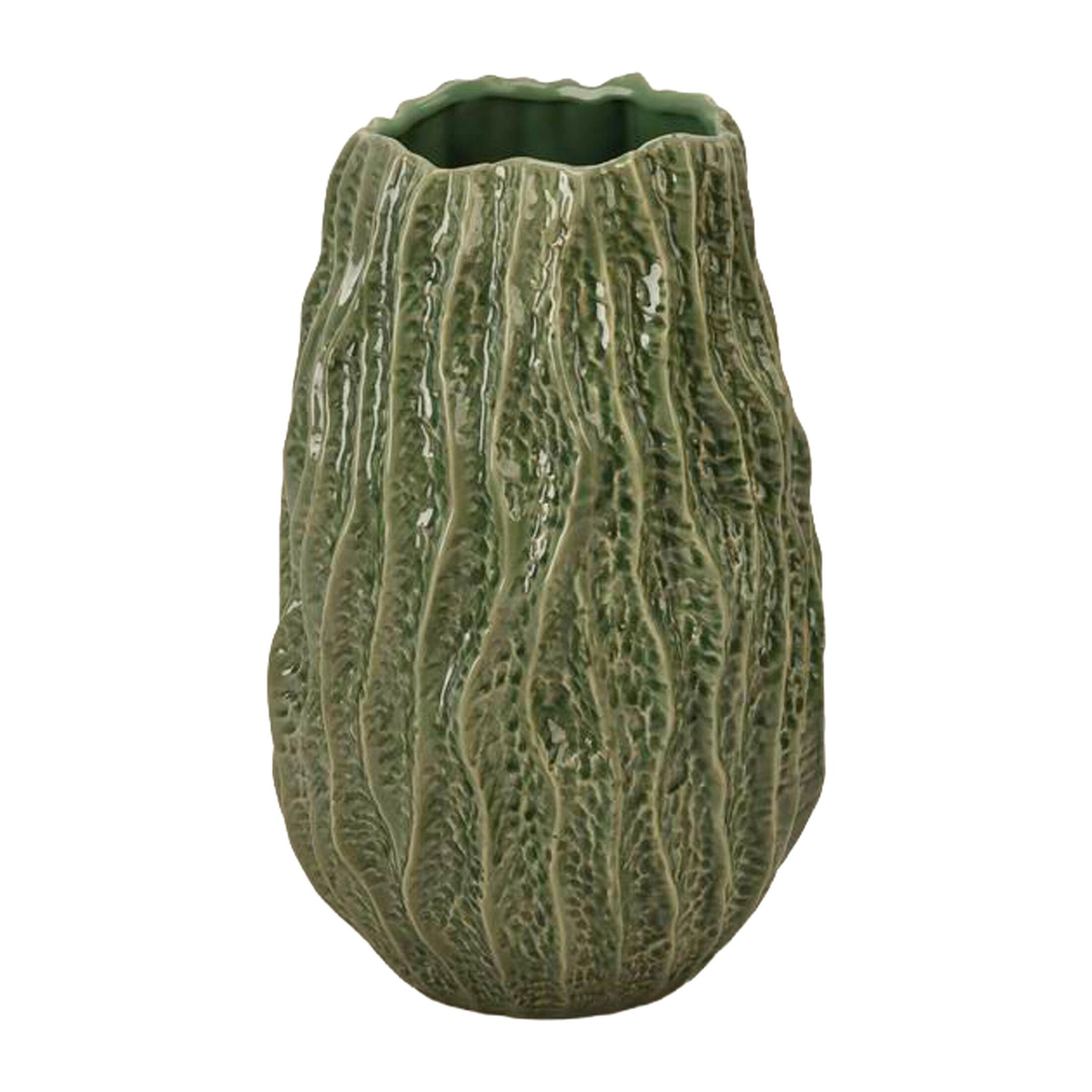 Vaso con effetto rigato - 22,5xH36x22cm - Pezzi 1 - Bianchi Dino SpA