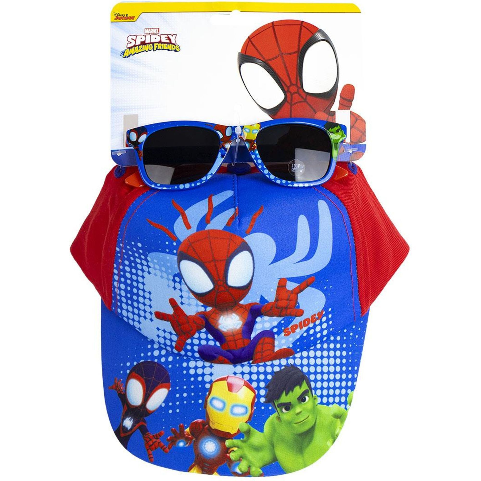 Gorra Set Gafas De Sol Spidey